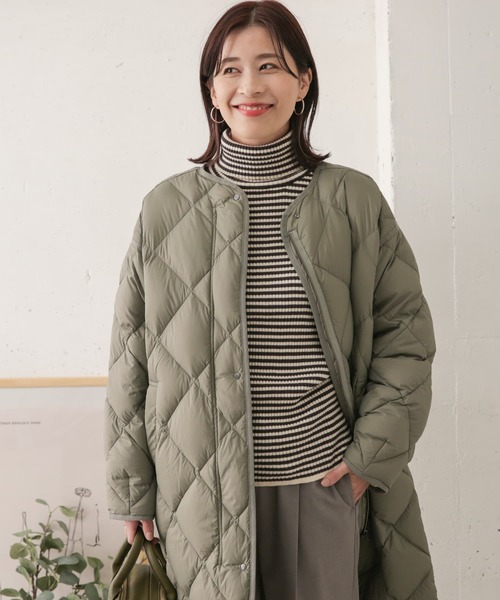 URBAN RESEARCH DOORS(アーバンリサーチドアーズ)の「ボーダーリブタートル(ニット/セーター・レディース・ホワイト系その他/ブラック系その他・ONE)」の4枚目の写真