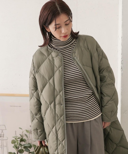 URBAN RESEARCH DOORS(アーバンリサーチドアーズ)の「ボーダーリブタートル(ニット/セーター・レディース・ホワイト系その他/ブラック系その他・ONE)」の5枚目の写真