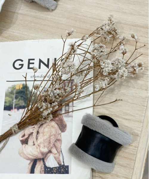 ヘアゴム　No.244 ヘアゴムキット＜ゴシック柄GF01＞LCカラーヌメ革 | レザー