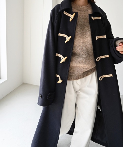 CANAL JEAN（キャナルジーン）の「El mar(エルマール) グラデーションボーダーニット（ニット/セーター・レディース・ベージュ/ブラック・ONE SIZE）」の10枚目の写真