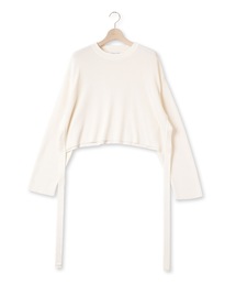 CULLNI | 22-SS-040　リボンベルトニットプルオーバー(ニット/セーター)