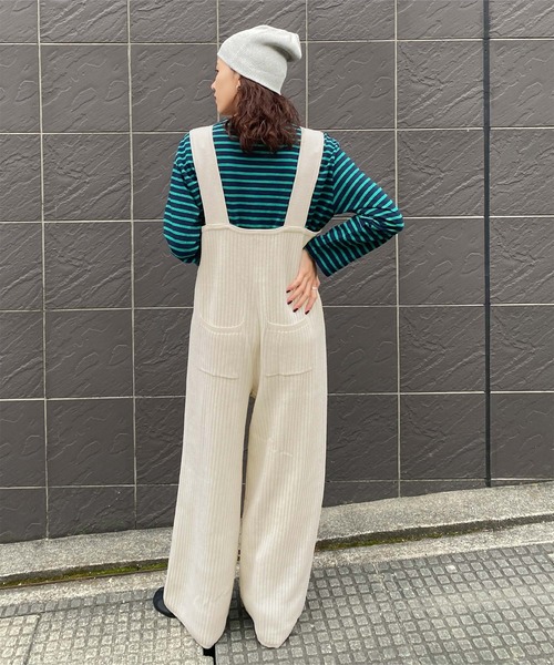 リラックスニットオールインワン