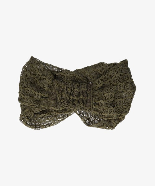 kaorinomori（カオリノモリ）の「カオリノモリ　ウイレヘアバンド（ヘアバンド・レディース・ホワイト/イエロー/カーキ・FREE）」の11枚目の写真