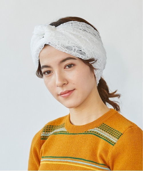 kaorinomori（カオリノモリ）の「カオリノモリ　ウイレヘアバンド（ヘアバンド・レディース・ホワイト/イエロー/カーキ・FREE）」の14枚目の写真