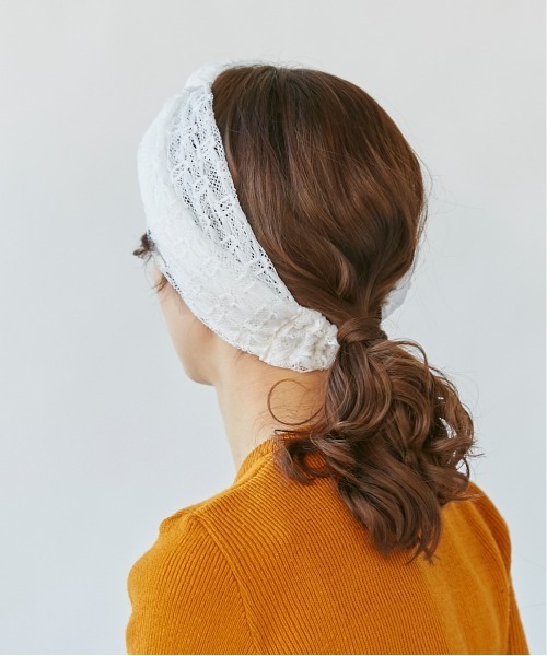 kaorinomori（カオリノモリ）の「カオリノモリ　ウイレヘアバンド（ヘアバンド・レディース・ホワイト/イエロー/カーキ・FREE）」の16枚目の写真