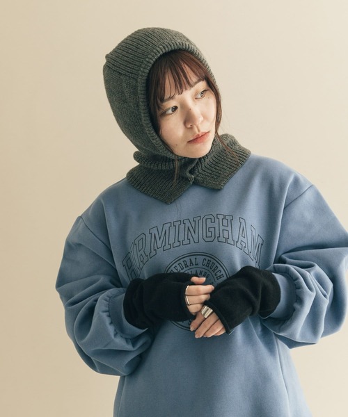 SMELLY(スメリー)の「ニットバラクラバ(ニットキャップ/ビーニー・レディース・ベージュ/グレー・-)」の18枚目の写真