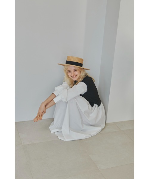 Aunt Marie's（アントマリーズ）の「ミニベストドッキングシャツワンピース / 低身長向けSサイズ展開有（ワンピース・レディース・パープル/アイボリー/ブラック・FREE/S）」の19枚目の写真