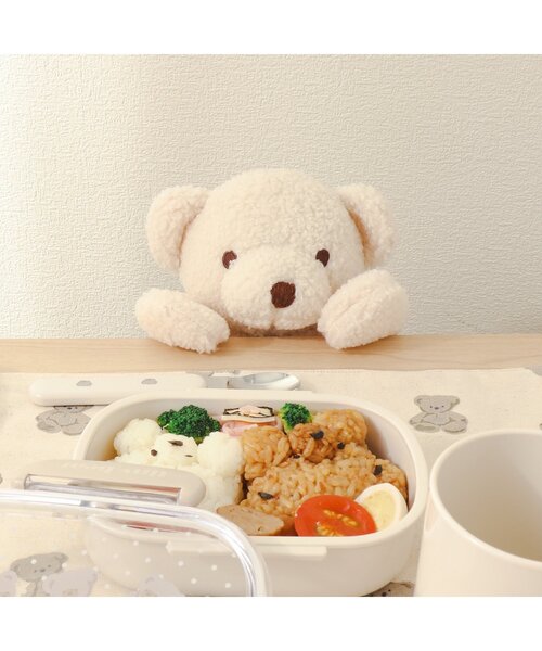 apres les cours(アプレレクール)の「tiny bear トリオセット(カトラリー・キッズ・ベージュ・FREE)」の4枚目の写真