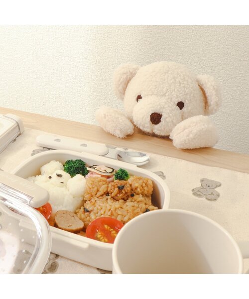 apres les cours(アプレレクール)の「tiny bear トリオセット(カトラリー・キッズ・ベージュ・FREE)」の5枚目の写真