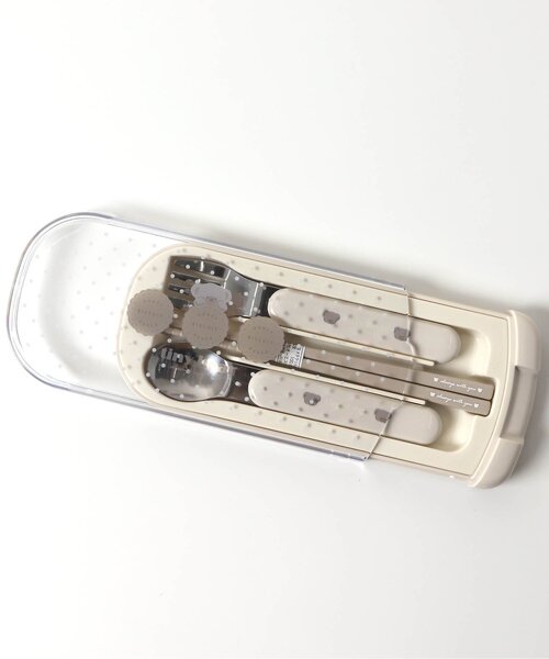 apres les cours(アプレレクール)の「tiny bear トリオセット(カトラリー・キッズ・ベージュ・FREE)」の11枚目の写真