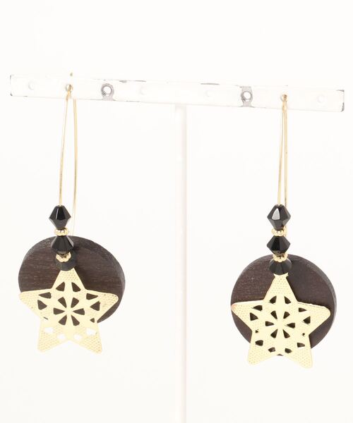 チャイハネ（チャイハネ）の「【チャイハネ】タラセア風フープピアス（ピアス（両耳用）・レディース・その他1/その他2/その他3/その他4・FREE）」の4枚目の写真