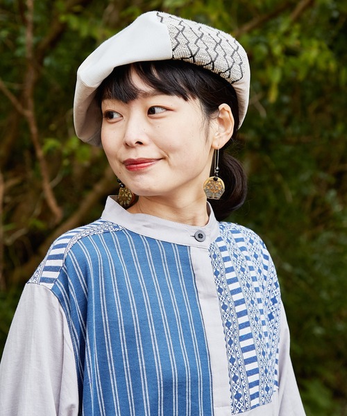 チャイハネ（チャイハネ）の「【チャイハネ】タラセア風フープピアス（ピアス（両耳用）・レディース・その他1/その他2/その他3/その他4・FREE）」の10枚目の写真