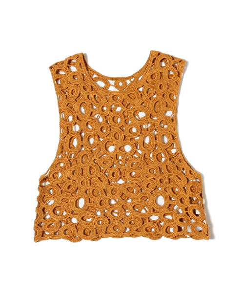 Ray BEAMS（レイビームス）の「Ray BEAMS / サークル ベスト（ベスト・レディース・オレンジ/ブラック・ONE SIZE）」の14枚目の写真