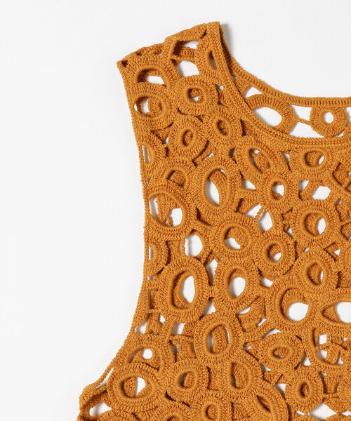 Ray BEAMS（レイビームス）の「Ray BEAMS / サークル ベスト（ベスト・レディース・オレンジ/ブラック・ONE SIZE）」の16枚目の写真