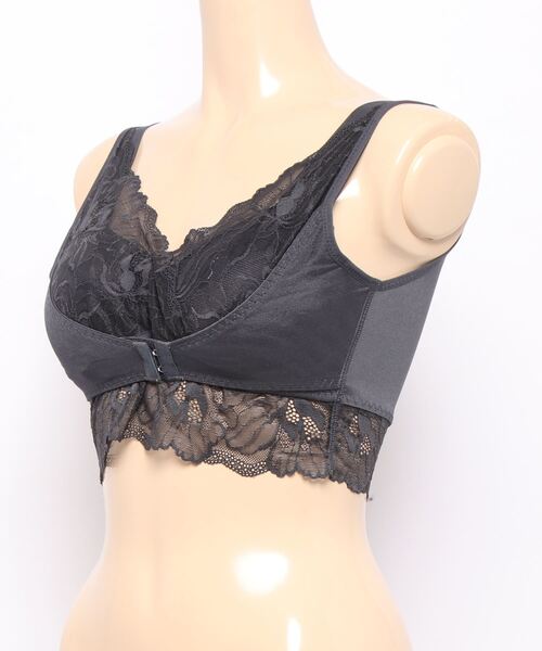 northerly（ノーザリー）の「毎日らくちん、楽しくバストケア 　もちもちナイトブラ（ナイトブラ・レディース・ピンク/サックスブルー/グレー・MEDIUM/LARGE/X-LARGE）」の8枚目の写真