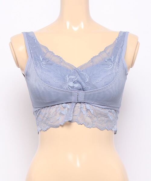 northerly（ノーザリー）の「毎日らくちん、楽しくバストケア 　もちもちナイトブラ（ナイトブラ・レディース・ピンク/サックスブルー/グレー・MEDIUM/LARGE/X-LARGE）」の5枚目の写真