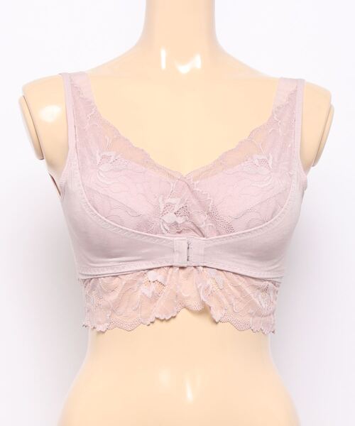 northerly（ノーザリー）の「毎日らくちん、楽しくバストケア 　もちもちナイトブラ（ナイトブラ・レディース・ピンク/サックスブルー/グレー・MEDIUM/LARGE/X-LARGE）」の6枚目の写真