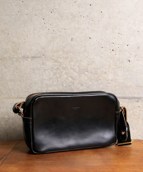 Butler Verner Sails HORWEEN & 栃木レザー スクエアショルダーバッグ JA-1712 Butler Verner Sails HORWEEN & 栃木レザー スクエアショルダーバッグ JA-1712