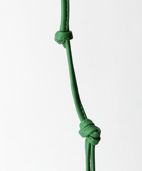 green label relaxing（グリーンレーベルリラクシング）の「＜A.la Malva (ア・ラ・マルヴァ)＞ ボックス ドロスト ショルダー 2WAY バッグ（ショルダーバッグ・レディース・ホワイト/ケリー/ブラック・FREE）」の8枚目の写真