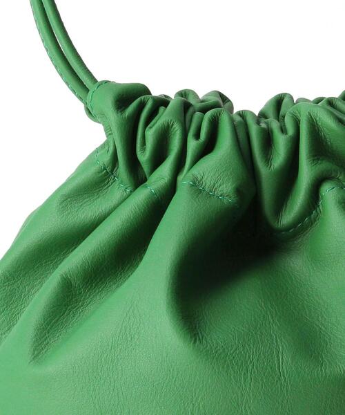 green label relaxing（グリーンレーベルリラクシング）の「＜A.la Malva (ア・ラ・マルヴァ)＞ ボックス ドロスト ショルダー 2WAY バッグ（ショルダーバッグ・レディース・ホワイト/ケリー/ブラック・FREE）」の9枚目の写真