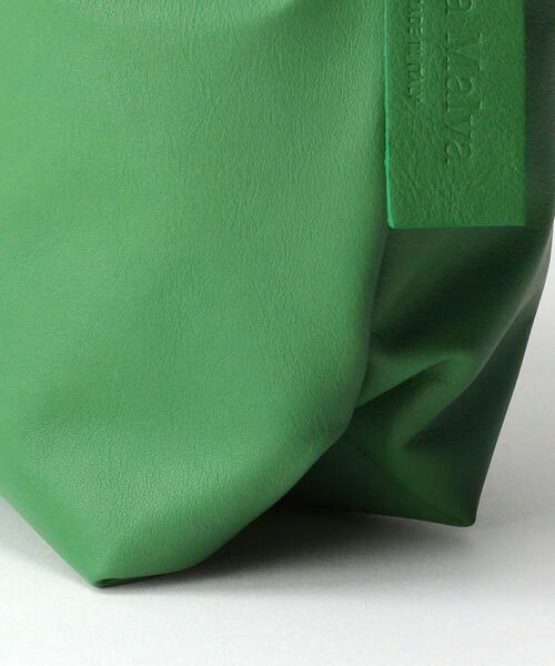 green label relaxing（グリーンレーベルリラクシング）の「＜A.la Malva (ア・ラ・マルヴァ)＞ ボックス ドロスト ショルダー 2WAY バッグ（ショルダーバッグ・レディース・ホワイト/ケリー/ブラック・FREE）」の10枚目の写真