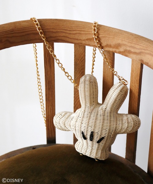 Disney（ディズニー）の「【WEB限定】DISNEY　ラタンショルダーバッグ＜セットアイテム＞（かごバッグ・レディース・その他1・FREE）」の4枚目の写真