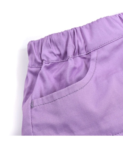 Noeil aime BeBe(ノイユエイムベベ)の「Noeil aime BeBe/ギャザー 切り替え ショートパンツ (90~130cm)(その他パンツ・キッズ・パープル/ベージュ・120/90/130/100/110)」の12枚目の写真