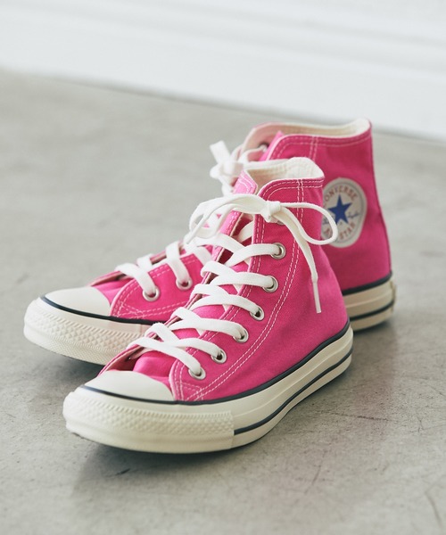 CONVERSE(コンバース)の「CONVERSE/コンバース USカラーズHI(スニーカー・レディース・ブルー/ピンク・4.5/5.5)」の2枚目の写真