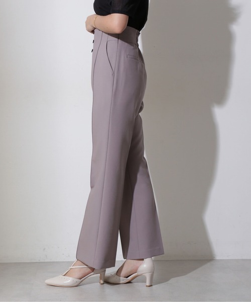 PROPORTION BODY DRESSING(プロポーションボディドレッシング)の「フレアーパンツ / 1212130302(その他パンツ・レディース・ブラウン/ライトグリーン/イエロー・SMALL/MEDIUM)」の4枚目の写真