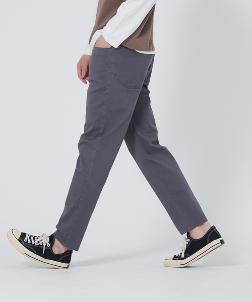 Blue Standard (ブルースタンダード)の「【BLUE STANDARD/ブルースタンダード】上品+美脚みえする 快適ストレッチテーパードカラーパンツ(その他パンツ・メンズ・チャコールグレー/ブラック/ネイビー/カーキ/ベージュ・SMALL/MEDIUM/LARGE/X-LARGE)」の20枚目の写真