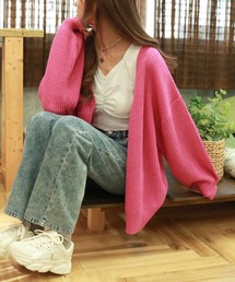 sevens | 【sevens】畦編みオーバーサイズカーディガン(カーディガン/ボレロ)