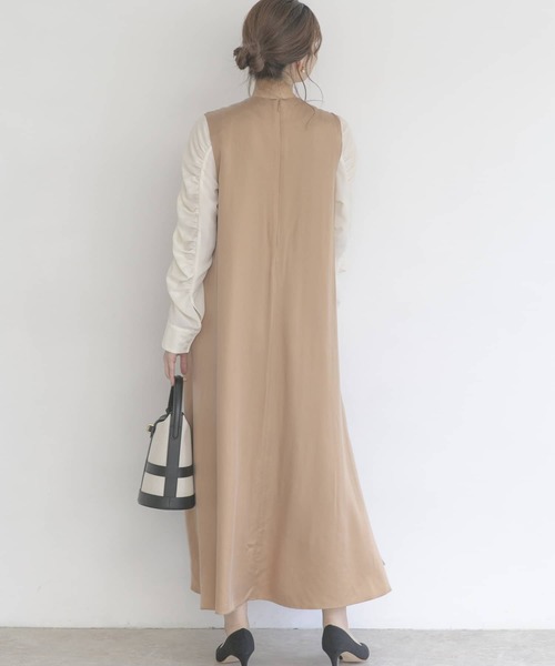 URBAN RESEARCH ROSSO（アーバンリサーチロッソ）の「バイヤスドレス（ワンピース・レディース・ブラック/ゴールド系その他・FREE）」の15枚目の写真