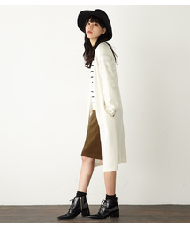 MOUSSY | OVER-WASHED WOOL LONG KNIT CDK(カーディガン/ボレロ)