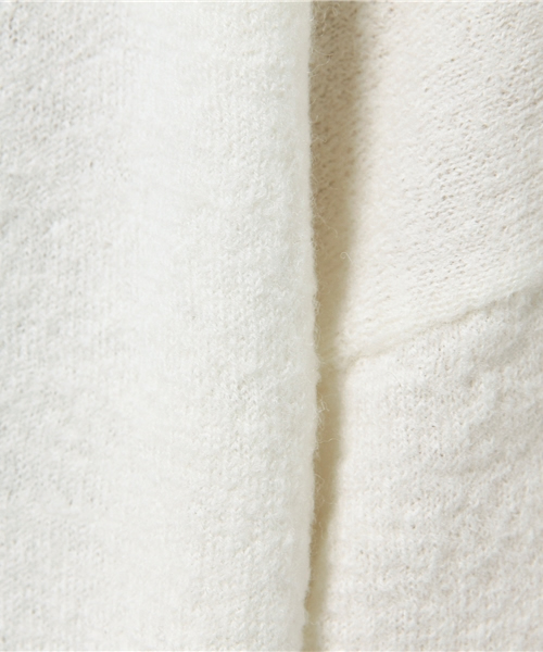 MOUSSY（マウジー）の「OVER-WASHED WOOL LONG KNIT CDK（カーディガン/ボレロ・レディース・ライトグリーン/オフホワイト/ネイビー/トップグレー・FREE）」の16枚目の写真
