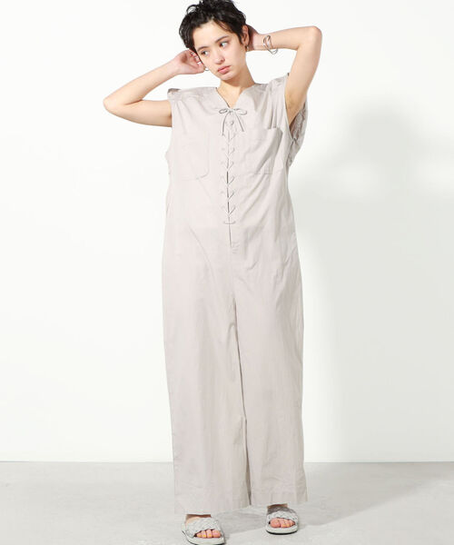 ◇【WEB限定】【normment /ノーメント】オーガニックコットンジャンプスーツ