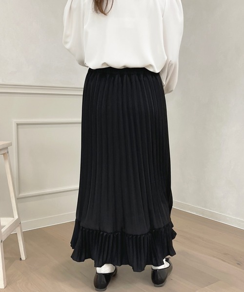 apres jour(アプレジュール)の「プリーツスカート【ZOZOTOWN限定アイテム】(スカート・レディース・ピンクベージュ/アイボリー/ブラック・X-LARGE/フリー)」の15枚目の写真