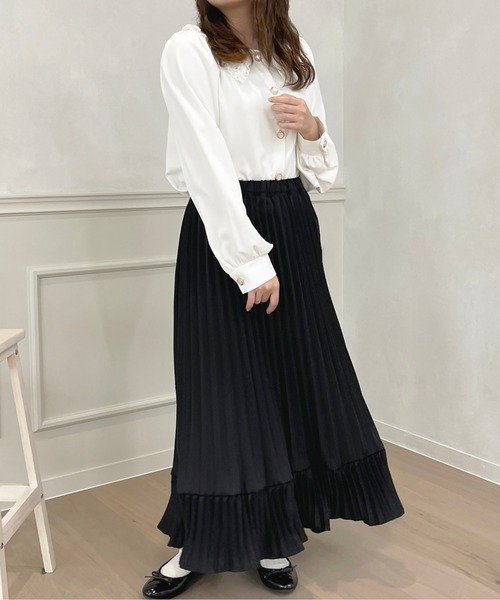 apres jour(アプレジュール)の「プリーツスカート【ZOZOTOWN限定アイテム】(スカート・レディース・ピンクベージュ/アイボリー/ブラック・X-LARGE/フリー)」の19枚目の写真