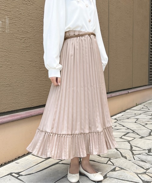 apres jour(アプレジュール)の「プリーツスカート【ZOZOTOWN限定アイテム】(スカート・レディース・ピンクベージュ/アイボリー/ブラック・X-LARGE/フリー)」の22枚目の写真