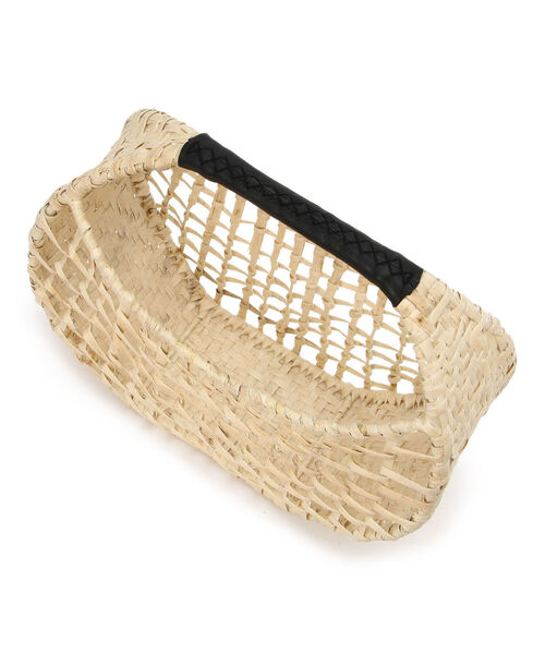 POMTATA（ポンタタ）の「POMTATA/ポンタタ/LAU/KAYA TOTE BAG（かごバッグ・レディース・ベージュ/パープル/オレンジ/ダークブラウン/ライトブルー・FREE）」の10枚目の写真