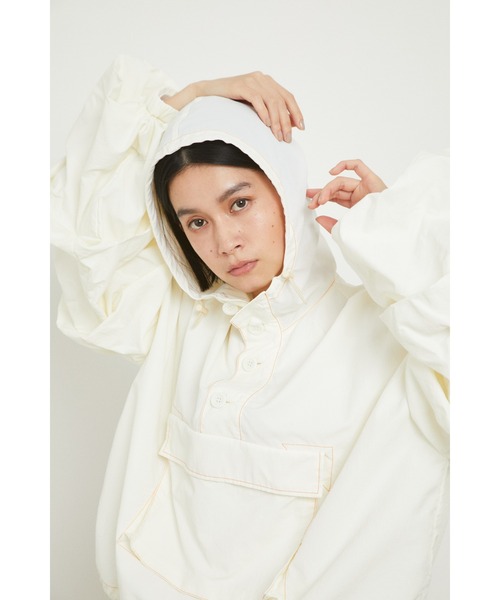 HeRIN.CYE Nylon pullover blouson サイズF HeRIN.CYE（ヘリンドットサイ）の「Nylon pullover blouson