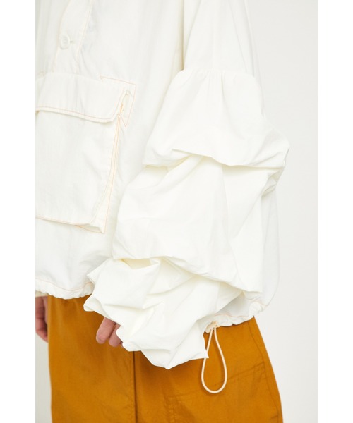 HeRIN.CYE Nylon pullover blouson サイズF HeRIN.CYE（ヘリンドットサイ）の「Nylon pullover blouson