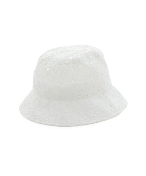 JENNI love(ジェニィラブ)の「フラワーレースバケットハット(ハット・キッズ・ブラック/オフホワイト/ミント・54cm/56cm)」の17枚目の写真