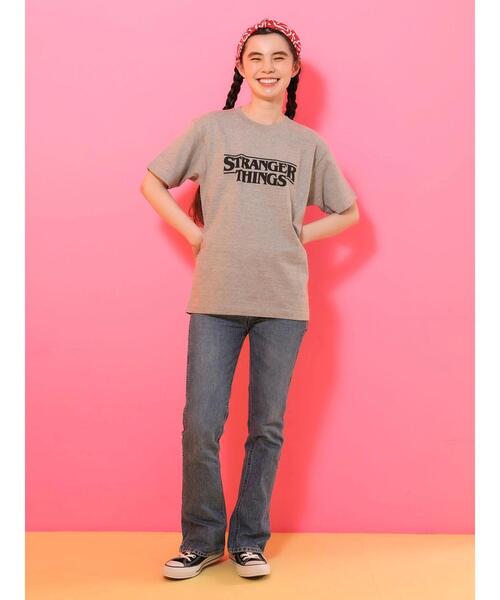 Green Parks(グリーンパークス)の「■STRANGER THINGS FriendsT(Tシャツ/カットソー・レディース・グレー・FREE)」の13枚目の写真