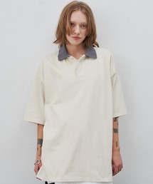 AIVER | AIVER 16/-コーマ天竺リンガーポロ(ポロシャツ)