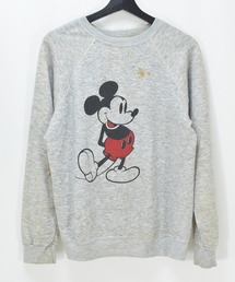 【ヴィンテージ古着】80's Mickey / ミッキー ラグランスリーブ クルーネックスウェット