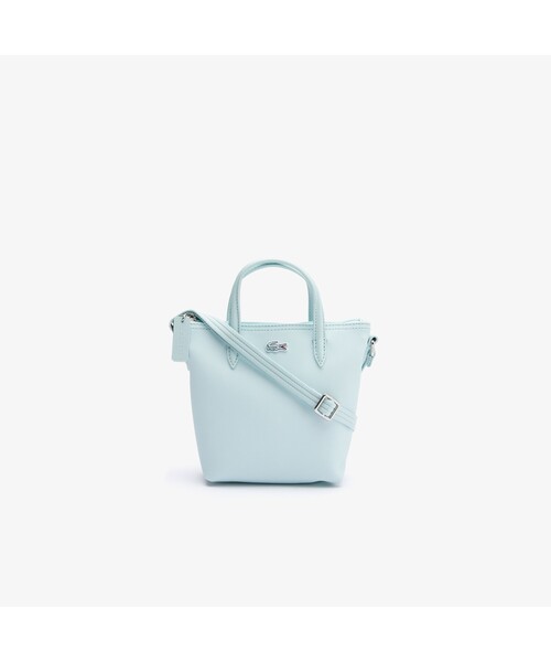 LACOSTE（ラコステ）の「『L.12.12』CONCEPT 2WAYミニトート（トートバッグ・レディース・ライトブルー/ブラック/ダークネイビー/スカイブルー・FREE）」の2枚目の写真