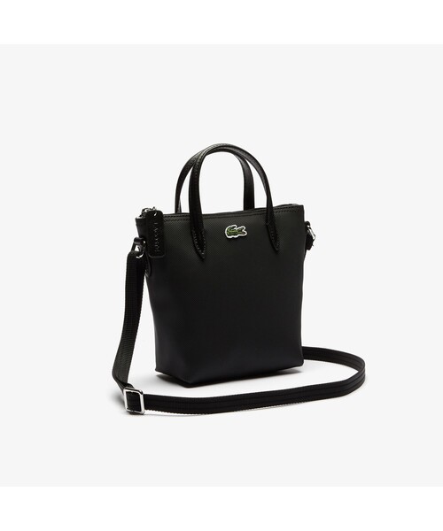 LACOSTE（ラコステ）の「『L.12.12』CONCEPT 2WAYミニトート（トートバッグ・レディース・ライトブルー/ブラック/ダークネイビー/スカイブルー・FREE）」の5枚目の写真