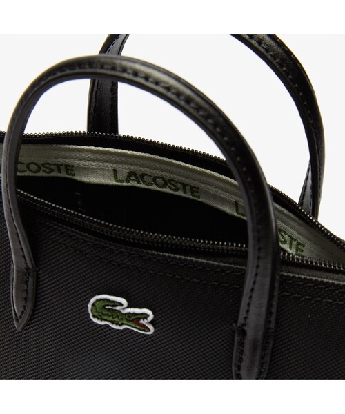 LACOSTE（ラコステ）の「『L.12.12』CONCEPT 2WAYミニトート（トートバッグ・レディース・ライトブルー/ブラック/ダークネイビー/スカイブルー・FREE）」の6枚目の写真