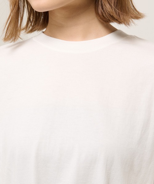 Lui's（ルイス）の「シアースリーブドッキング2WAYトップス（Tシャツ/カットソー・レディース・ホワイト/ブラック/レッド・FREE）」の14枚目の写真