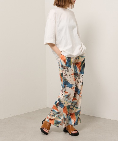 Lui's（ルイス）の「シアースリーブドッキング2WAYトップス（Tシャツ/カットソー・レディース・ホワイト/ブラック/レッド・FREE）」の18枚目の写真